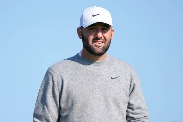 NORTH BERWICK, SCOTLAND - JULY 10: Scottie Scheffler plays from the tenth tee during Round 2 of the Genesis Scottish Open at the Renaissance Club, North Berwick on July 10, 2026 in North Berwick, Scotland Genesis Scottish Open Round 2