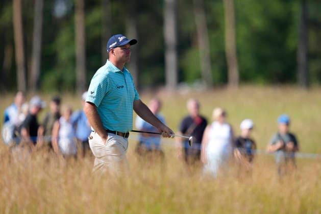 NORTH BERWICK, SCOTLAND - JULY 10: Sepp Straka walks from the thirteenth tee during Round 2 of the Genesis Scottish Open at the Renaissance Club, North Berwick on July 10, 2026 in North Berwick, Scotland Genesis Scottish Open Round 2