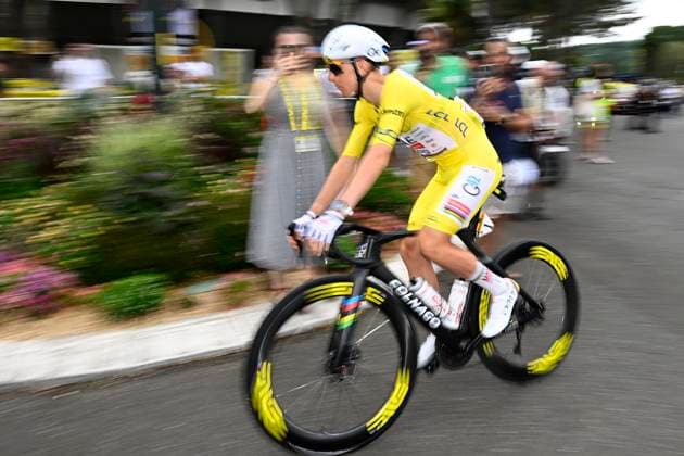 Tour de France 2026 Stage 7 BORDEAUX, FRANCE - JULY 10 : Pogacar Tadej (SLO) of UAE Team Emirates - XRG during stage 7 of the 113rd edition of Tour de France an UCI World Tour 2.UWT cycling road race stage for Men Elite of 175 km with start in Hagetmau and finish in Bordeaux on July 10, 2026 in Bordeaux, France, 10 07 2026 Bordeaux France  Copyright: xTomasxSiskx