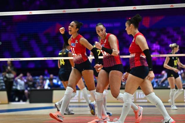 RECORD DATE NOT STATED HONG KONG-SPORTS Volleyball Nations League Hong Kong Team Dominican Republic during the match between Dominican Republic and Ukraine at Volleyball Nations League Hong Kong 2026 in Hong Kong, July 10, 2026.NEXPHER Kobe Li Hong Kong