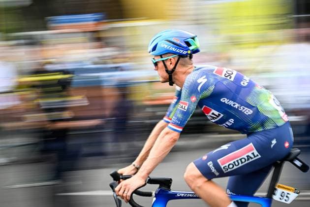 Dutch Dylan van Baarle of Soudal Quick-Step pictured at the start of stage 7 of the 2026 Tour de France cycling race, a stage of 175km from Hagetmau to Bordeaux, on Friday 10 July 2026. The 113th edition of the Tour de France starts on Saturday 4 July in Barcelona, Spain, and will finish in Paris, France on the 26th of July. JASPERxJACOBS  x180858101x
