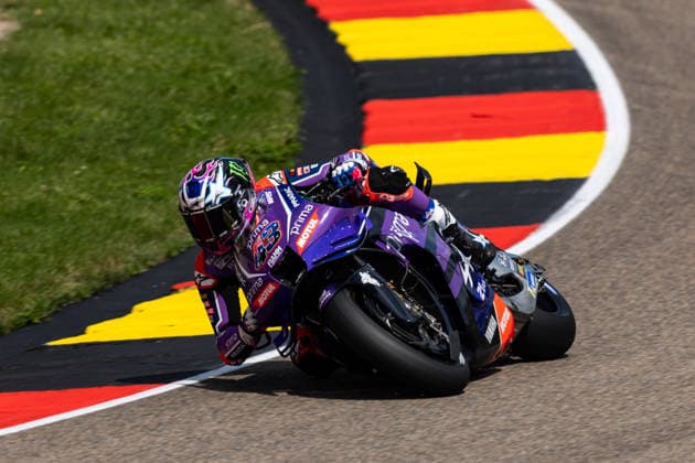 GER, Großer Preis von Deutschland, MotoGP. 11. Lauf, FIM Motorrad-Weltmeisterschaft. 10.07.2026, Sachsenring, Hohenstein-Ernstthal, GER, Großer Preis von Deutschland, MotoGP. 11. Lauf, FIM Motorrad-Weltmeisterschaft. 43, Jack Miller, Prima Pramac Yamaha MotoGP Â Foto: Alexander Trienitz Hohenstein-Ernstthal Sachsenring Sachsen Deutschland *** GER, German Grand Prix, MotoGP Round 11, FIM Motorcycle World Championship, July 10, 2026, Sachsenring, Hohenstein Ernstthal, GER, German Grand Prix, MotoGP Round 11, FIM Motorcycle World Championship 43, Jack Miller, Prima Pramac Yamaha MotoGP Photo by Alexander Trienitz Hohenstein Ernstthal Sachsenring Saxony Germany