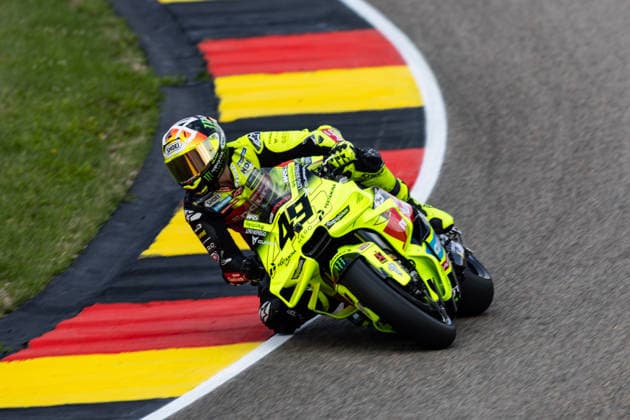 GER, Großer Preis von Deutschland, MotoGP. 11. Lauf, FIM Motorrad-Weltmeisterschaft. 10.07.2026, Sachsenring, Hohenstein-Ernstthal, GER, Großer Preis von Deutschland, MotoGP. 11. Lauf, FIM Motorrad-Weltmeisterschaft. 49, Fabio Di Giannantonio, Pertamina Enduro VR46 Racing Team Â Foto: Alexander Trienitz Hohenstein-Ernstthal Sachsenring Sachsen Deutschland *** GER, German Grand Prix, MotoGP Round 11, FIM Motorcycle World Championship, July 10, 2026, Sachsenring, Hohenstein Ernstthal, GER, German Grand Prix, MotoGP Round 11, FIM Motorcycle World Championship 49, Fabio Di Giannantonio, Pertamina Enduro VR46 Racing Team. Photo by Alexander Trienitz, Hohenstein Ernstthal, Sachsenring, Saxony, Germany