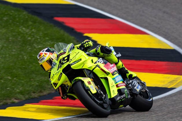 GER, Großer Preis von Deutschland, MotoGP. 11. Lauf, FIM Motorrad-Weltmeisterschaft. 10.07.2026, Sachsenring, Hohenstein-Ernstthal, GER, Großer Preis von Deutschland, MotoGP. 11. Lauf, FIM Motorrad-Weltmeisterschaft. 49, Fabio Di Giannantonio, Pertamina Enduro VR46 Racing Team Â Foto: Alexander Trienitz Hohenstein-Ernstthal Sachsenring Sachsen Deutschland *** GER, German Grand Prix, MotoGP Round 11, FIM Motorcycle World Championship, July 10, 2026, Sachsenring, Hohenstein Ernstthal, GER, German Grand Prix, MotoGP Round 11, FIM Motorcycle World Championship 49, Fabio Di Giannantonio, Pertamina Enduro VR46 Racing Team. Photo by Alexander Trienitz, Hohenstein Ernstthal, Sachsenring, Saxony, Germany