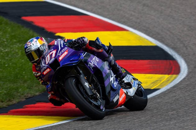 GER, Großer Preis von Deutschland, MotoGP. 11. Lauf, FIM Motorrad-Weltmeisterschaft. 10.07.2026, Sachsenring, Hohenstein-Ernstthal, GER, Großer Preis von Deutschland, MotoGP. 11. Lauf, FIM Motorrad-Weltmeisterschaft. 7, Toprak Razgatlioglu, Prima Pramac Yamaha MotoGP Â Foto: Alexander Trienitz Hohenstein-Ernstthal Sachsenring Sachsen Deutschland *** GER, German Grand Prix, MotoGP Round 11, FIM Motorcycle World Championship, July 10, 2026, Sachsenring, Hohenstein Ernstthal, GER, German Grand Prix, MotoGP Round 11, FIM Motorcycle World Championship 7, Toprak Razgatlioglu, Prima Pramac Yamaha MotoGP. Photo by Alexander Trienitz, Hohenstein Ernstthal, Sachsenring, Saxony, Germany