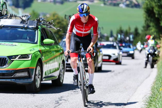 CYCLING - Tour of Austria 2026 LIENZ,AUSTRIA,10.JUL.26 - CYCLING - Tour of Austria, stage 3, Lienz - Sankt Johann im Pongau. Image shows Sebastian Putz (AUT Austria).  GEPAxpictures xDavidxGeieregger