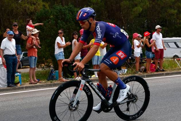 Tour de France 2026 Stage 7 BORDEAUX, FRANCE - JULY 10 : Bittner Pavel (CZE) of Team Picnic PostNL during stage 7 of the 113rd edition of Tour de France an UCI World Tour 2.UWT cycling road race stage for Men Elite of 175 km with start in Hagetmau and finish in Bordeaux on July 10, 2026 in Bordeaux, France, 10 07 2026 Bordeaux France  Copyright: xLucaxBettinix