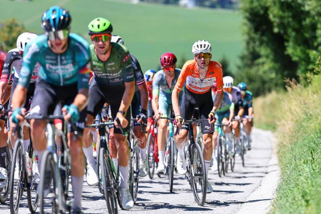 CYCLING - Tour of Austria 2026 LIENZ,AUSTRIA,10.JUL.26 - CYCLING - Tour of Austria, stage 3, Lienz - Sankt Johann im Pongau. Image shows Philipp Hofbauer (AUT Team Vorarlberg).  GEPAxpictures xDavidxGeieregger