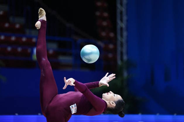 OTHER - Gymnastics - Rhythmic gymnastics, Rhythmische Sportgymnastik, RSG - 2026 FIG World Cup Photo by IPA ABACAPRESS.COM86565557 - Alba BAUTISTA (ESP) during the Rhythmic Gymnastics World Cup Final at the Unipol Forum, Milan, Italy, on July 10, 2026, during the Rhythmic Gymnastics - FIG World Cup 2026, Gymnastics in Assago (MI), Italy, July 10, 2026 Assago (MI) Italy  Copyright: xIPAxSport ABACAx