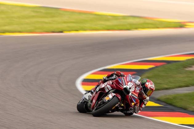 Foto IPP Enrico Schiavi Oberlungwitz 10-07-2026 MotoGP Gran Premio Motociclismo di Germania 2026 FP1 nella foto: Francesco Bagnaia - Ducati Lenovo Team Oberlungwitz italy GERMANY ITALY  Copyright: xR4924_italyphotopressx