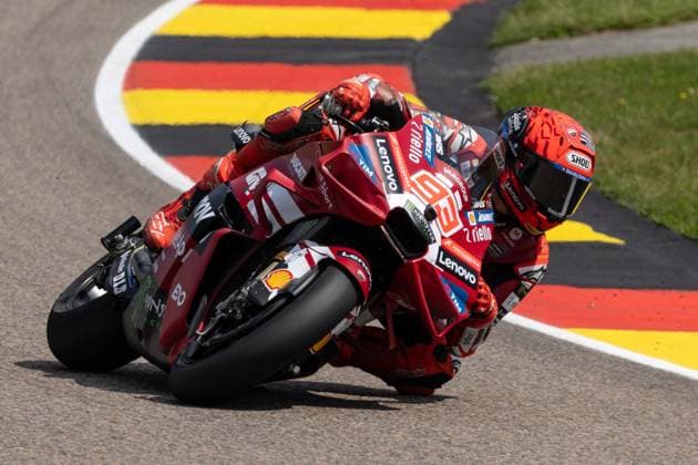 Foto IPP Enrico Schiavi Oberlungwitz 10-07-2026 MotoGP Gran Premio Motociclismo di Germania 2026 FP1 nella foto: Marc Marquez - Ducati Lenovo Team Oberlungwitz italy GERMANY ITALY  Copyright: xR4924_italyphotopressx