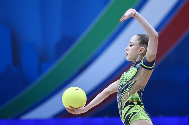 IPA86565854 - NIKOLOVA Stiliana (BUL) during the Rhythmic gymnastics, Rhythmische Sportgymnastik, RSG World Cup Final at the Unipol Forum, Milan, Italy, on July 10, 2026, during the Rhythmic Gymnastics - FIG World Cup 2026, Gymnastics in Assago (MI), Italy, July 10, 2026  Copyright: xValerioxOrigo IPAxSportx xx 86565854