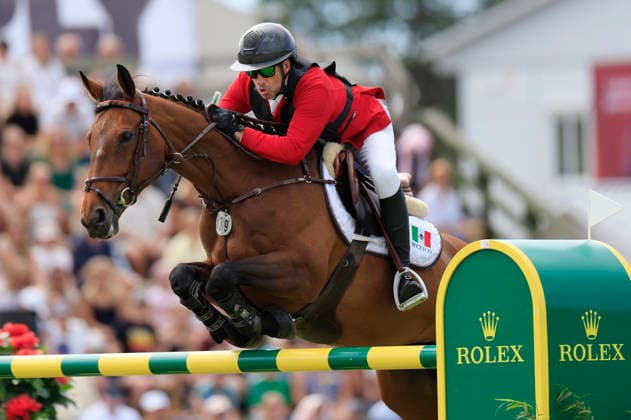 FALSTERBO, SVERIGE 20260710 Patricio Pasquel fran Mexiko pa hästen Gazelle SM under fredagens internationella hoppning, Agria Falsterbo Nations Cup, under Falsterbo horse show. FALSTERBO SVERIGE x10600x *** FALSTERBO, SWEDEN 20260710 Patricio Pasquel from Mexico riding Gazelle SM during Friday’s international show jumping competition, the Agria Falsterbo Nations Cup, at the Falsterbo Horse Show FALSTERBO SWEDEN x10600x  Copyright: xAndreasxHillergren TTx FALSTERBO HORSE SHOW 2026