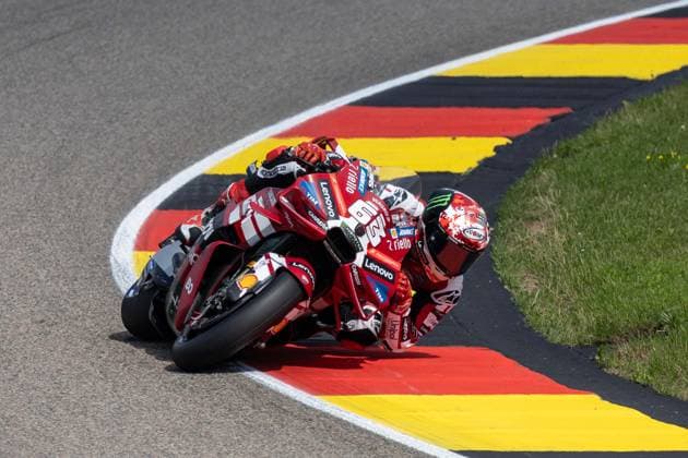 Foto IPP Enrico Schiavi Oberlungwitz 10-07-2026 MotoGP Gran Premio Motociclismo di Germania 2026 FP1 nella foto: Francesco Bagnaia - Ducati Lenovo Team Oberlungwitz italy GERMANY ITALY  Copyright: xR4924_italyphotopressx