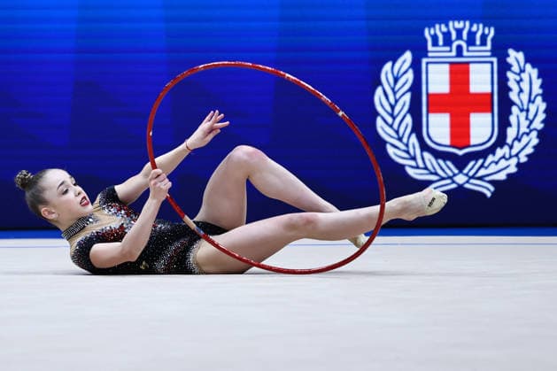 OTHER - Gymnastics - Rhythmic gymnastics, Rhythmische Sportgymnastik, RSG - 2026 FIG World Cup Photo by IPA ABACAPRESS.COM86565838 - NIKOLOVA Stiliana (BUL) during the Rhythmic Gymnastics World Cup Final at the Unipol Forum, Milan, Italy, on July 10, 2026, during the Rhythmic Gymnastics - FIG World Cup 2026, Gymnastics in Assago (MI), Italy, July 10, 2026 Assago (MI) Italy  Copyright: xIPAxSport ABACAx