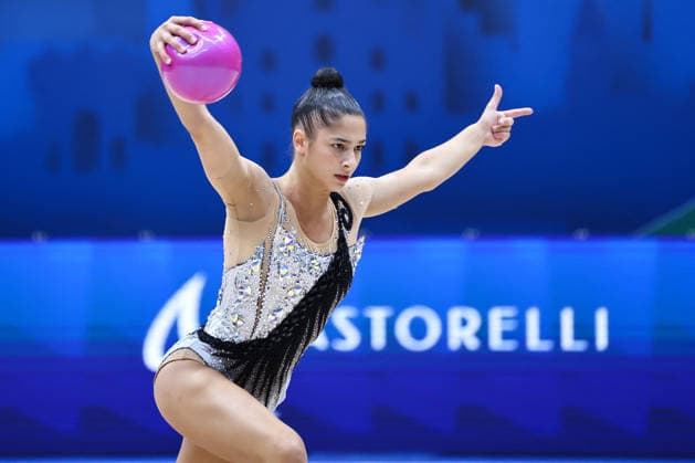 OTHER - Gymnastics - Rhythmic gymnastics, Rhythmische Sportgymnastik, RSG - 2026 FIG World Cup Photo by IPA ABACAPRESS.COM86565851 - Sofia RAFFAELI (ITA) during the Rhythmic Gymnastics World Cup Final at the Unipol Forum, Milan, Italy, on July 10, 2026, during the Rhythmic Gymnastics - FIG World Cup 2026, Gymnastics in Assago (MI), Italy, July 10, 2026 Assago (MI) Italy  Copyright: xIPAxSport ABACAx