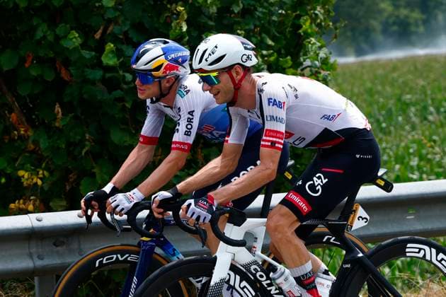 Tour de France 2026 Stage 7 BORDEAUX, FRANCE - JULY 10 : Grossschartner Felix (AUT) of UAE Team Emirates - XRG during stage 7 of the 113rd edition of Tour de France an UCI World Tour 2.UWT cycling road race stage for Men Elite of 175 km with start in Hagetmau and finish in Bordeaux on July 10, 2026 in Bordeaux, France, 10 07 2026 Bordeaux France  Copyright: xLucaxBettinix