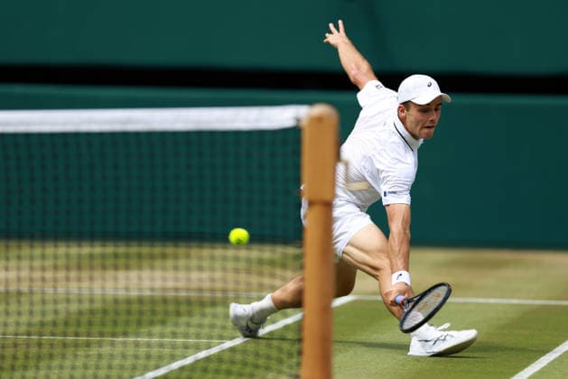 Arthur Fery during his semi final match Wimbledon Tennis Championships, Day 12, The All England Lawn Tennis and Croquet Club, London, UK - 10 Jul 2026London The All England Lawn Tennis and United Kingdom  Copyright: xJamesxMarsh Shutterstockx 16981029ai
