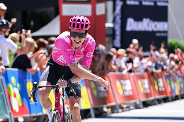 CYCLING - Tour of Austria 2026 SANKT JOHANN,AUSTRIA,10.JUL.26 - CYCLING - Tour of Austria, stage 3, Lienz - Sankt Johann im Pongau. Image shows Neilson Powless (USA EF Education - EasyPost).  GEPAxpictures xDavidxGeieregger