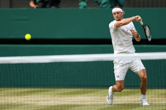 Alexander Zverev during his semi final match Wimbledon Tennis Championships, Day 12, The All England Lawn Tennis and Croquet Club, London, UK - 10 Jul 2026London The All England Lawn Tennis and United Kingdom  Copyright: xJamesxMarsh Shutterstockx 16981029as