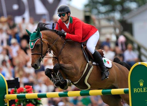FALSTERBO, SVERIGE 20260710 Luis Alejandro Plascencia O. fran Mexiko pa hästen Huberth B under fredagens internationella hoppning, Agria Falsterbo Nations Cup, under Falsterbo horse show. FALSTERBO SVERIGE x10600x *** FALSTERBO, SWEDEN 20260710 Luis Alejandro Plascencia from Mexico riding Huberth B during Friday’s international show jumping competition, the Agria Falsterbo Nations Cup, at the Falsterbo Horse Show FALSTERBO SWEDEN x10600x  Copyright: xAndreasxHillergren TTx FALSTERBO HORSE SHOW 2026