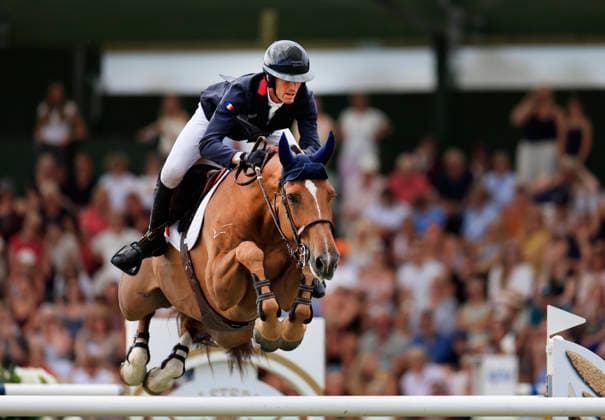 FALSTERBO, SWEDEN 20260710 Kevin Staut from France on the horse Exquis RB during the Falsterbo Nations Cup International jumping during the Falsterbo horse show in Falsterbo, Sweden July 10, 2026. FALSTERBO SWEDEN x10600x *** FALSTERBO, SWEDEN July 10, 2026 Kevin Staut of France riding Exquis RB during the Falsterbo Nations Cup International show jumping competition at the Falsterbo Horse Show in Falsterbo, Sweden, July 10, 2026 FALSTERBO SWEDEN x10600x  Copyright: xAndreasxHillergren TTx FALSTERBO HORSE SHOW 2026
