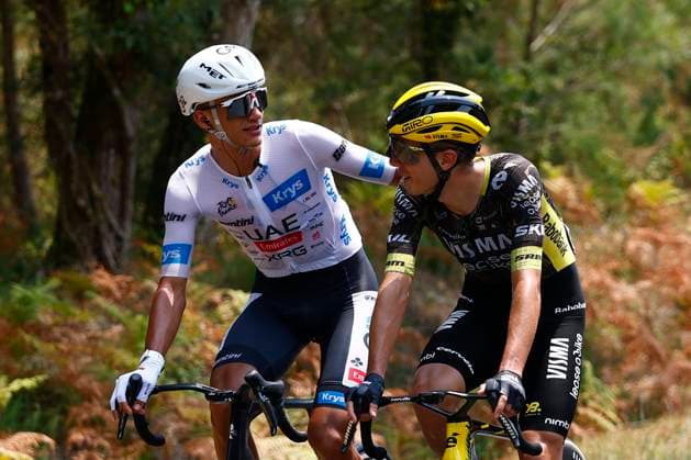 Tour de France 2026 Stage 7 BORDEAUX, FRANCE - JULY 10 : Del Toro Isaac (MEX) of UAE Team Emirates - XRG, Piganzoli Davide (ITA) of Team Visma Lease a Bike during stage 7 of the 113rd edition of Tour de France an UCI World Tour 2.UWT cycling road race stage for Men Elite of 175 km with start in Hagetmau and finish in Bordeaux on July 10, 2026 in Bordeaux, France, 10 07 2026 Bordeaux France  Copyright: xLucaxBettinix