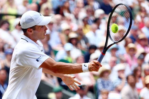Arthur Fery during his semi final match Wimbledon Tennis Championships, Day 12, The All England Lawn Tennis and Croquet Club, London, UK - 10 Jul 2026London The All England Lawn Tennis and United Kingdom  Copyright: xJamesxMarsh Shutterstockx 16981029ay