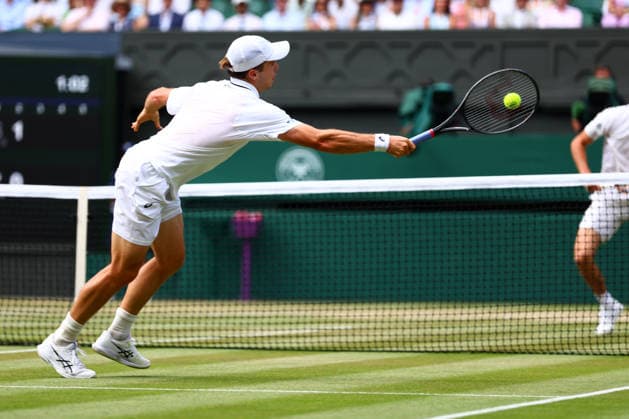 Arthur Fery during his semi final match Wimbledon Tennis Championships, Day 12, The All England Lawn Tennis and Croquet Club, London, UK - 10 Jul 2026London The All England Lawn Tennis and United Kingdom  Copyright: xJamesxMarsh Shutterstockx 16981029bd
