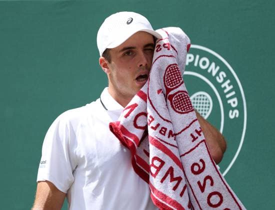 Arthur Fery during his semi final match Wimbledon Tennis Championships, Day 12, The All England Lawn Tennis and Croquet Club, London, UK - 10 Jul 2026London The All England Lawn Tennis and United Kingdom  Copyright: xKieranxMcManus Shutterstockx 16981026ad