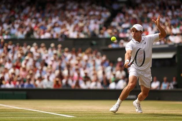 Arthur Fery during his Semi-Final match Wimbledon Tennis Championships, Day 12, The All England Lawn Tennis and Croquet Club, London, UK - 10 Jul 2026London The All England Lawn Tennis and United Kingdom  Copyright: xEllaxLing Shutterstockx 16981028ay