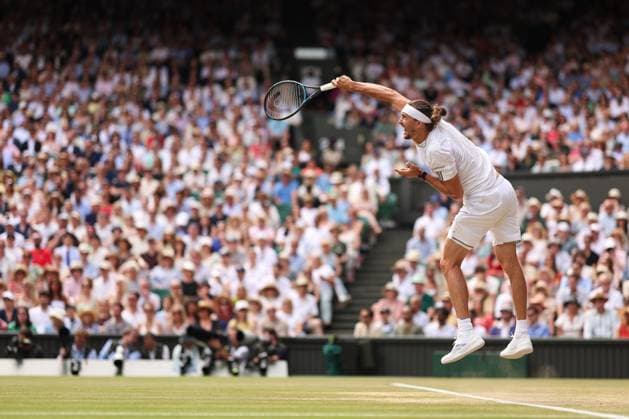 Alexander Zverev during his Semi-Final match Wimbledon Tennis Championships, Day 12, The All England Lawn Tennis and Croquet Club, London, UK - 10 Jul 2026London The All England Lawn Tennis and United Kingdom  Copyright: xEllaxLing Shutterstockx 16981028bh