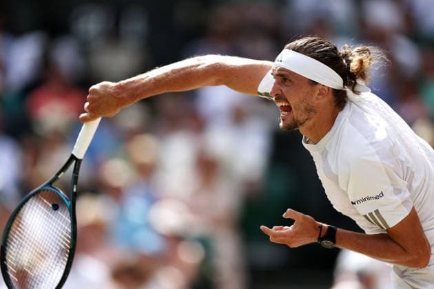 Alexander Zverev during his semi final match Wimbledon Tennis Championships, Day 12, The All England Lawn Tennis and Croquet Club, London, UK - 10 Jul 2026London The All England Lawn Tennis and United Kingdom  Copyright: xKieranxMcManus Shutterstockx 16981026al