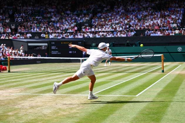 Arthur Fery and Alexander Zverev during their semi final match Wimbledon Tennis Championships, Day 12, The All England Lawn Tennis and Croquet Club, London, UK - 10 Jul 2026London The All England Lawn Tennis and United Kingdom  Copyright: xJamesxMarsh Shutterstockx 16981029cf