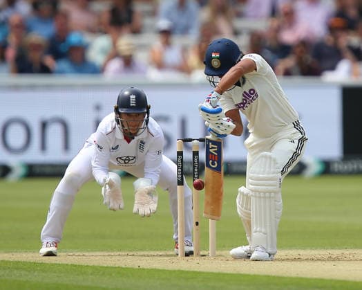 LONDON, ENGLAND - JULY 10: Harmanpreet Kaur of India bats during day 1 of the Rothesay Test Match between England and India at Lord s Cricket Ground on July 10, 2026 in London, England.  Copyright: xJayxPatel SPPx Sportspressphoto_SPR188371