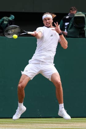 Alexander Zverev (GER), Herren Einzel, Men s Singles Tennis - Wimbledon 2026 - Grand Slam ITF ATP, Tennis Herren WTA, Tennis Damen - AELTC - London - - Great Britain - 10 July 2026. *** Alexander Zverev (GER), Men s Singles, Wimbledon 2026 Grand Slam, ITF, ATP, WTA, AELTC, London, Great Britain, July 10, 2026 Copyright: xJuergenxHasenkopfx