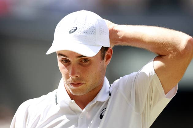 Arthur Fery during his semi final match Wimbledon Tennis Championships, Day 12, The All England Lawn Tennis and Croquet Club, London, UK - 10 Jul 2026London The All England Lawn Tennis and United Kingdom  Copyright: xJamesxMarsh Shutterstockx 16981029cp