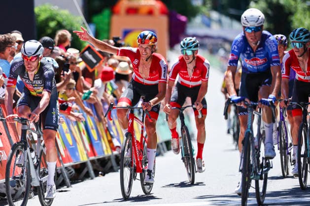 CYCLING - Tour of Austria 2026 SANKT JOHANN,AUSTRIA,10.JUL.26 - CYCLING - Tour of Austria, stage 3, Lienz - Sankt Johann im Pongau. Image shows Paul Verbnjak (AUT Austria).  GEPAxpictures xDavidxGeieregger