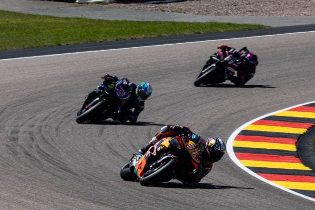 GER, Großer Preis von Deutschland, MotoGP. 11. Lauf, FIM Motorrad-Weltmeisterschaft. 10.07.2026, Sachsenring, Hohenstein-Ernstthal, GER, Großer Preis von Deutschland, MotoGP. 11. Lauf, FIM Motorrad-Weltmeisterschaft. 37, Pedro Acosta, Red Bull KTM Factory Racing Â Foto: Alexander Trienitz Hohenstein-Ernstthal Sachsenring Sachsen Deutschland *** GER, German Grand Prix, MotoGP Round 11, FIM Motorcycle World Championship, July 10, 2026, Sachsenring, Hohenstein Ernstthal, GER, German Grand Prix, MotoGP Round 11, FIM Motorcycle World Championship 37, Pedro Acosta, Red Bull KTM Factory Racing Photo by Alexander Trienitz, Hohenstein Ernstthal, Sachsenring, Saxony, Germany