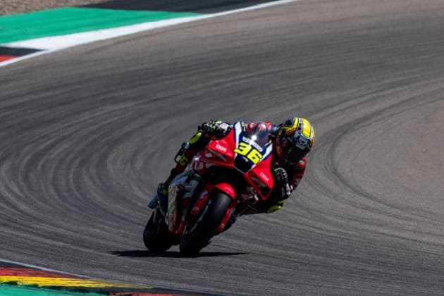 GER, Großer Preis von Deutschland, MotoGP. 11. Lauf, FIM Motorrad-Weltmeisterschaft. 10.07.2026, Sachsenring, Hohenstein-Ernstthal, GER, Großer Preis von Deutschland, MotoGP. 11. Lauf, FIM Motorrad-Weltmeisterschaft. 36, Joan Mir, Honda HRC Castrol Â Foto: Alexander Trienitz Hohenstein-Ernstthal Sachsenring Sachsen Deutschland *** GER, German Grand Prix, MotoGP Round 11, FIM Motorcycle World Championship, July 10, 2026, Sachsenring, Hohenstein Ernstthal, GER, German Grand Prix, MotoGP Round 11, FIM Motorcycle World Championship 36, Joan Mir, Honda HRC Castrol. Photo by Alexander Trienitz, Hohenstein Ernstthal, Sachsenring, Saxony, Germany