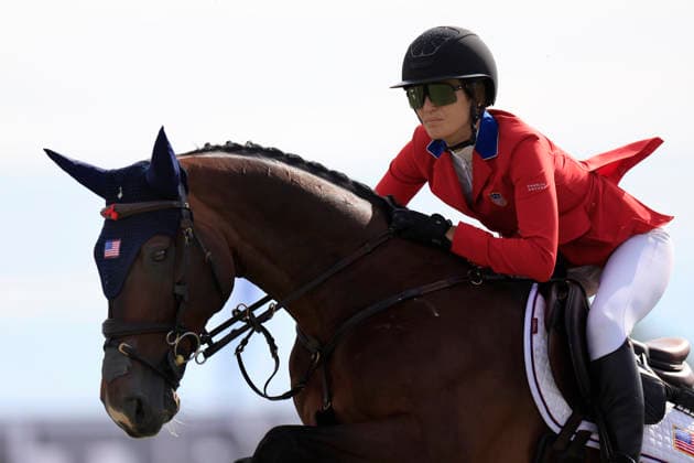 FALSTERBO, SWEDEN 20260710 Charlotte Jacobs from the USA on the horse Playboy Jt Z during the Falsterbo Nations Cup International jumping during the Falsterbo horse show in Falsterbo, Sweden July 10, 2026. FALSTERBO SWEDEN x10600x *** FALSTERBO, SWEDEN July 10, 2026 Charlotte Jacobs from the United States riding the horse Playboy Jt Z during the Falsterbo Nations Cup International show jumping competition at the Falsterbo Horse Show in Falsterbo, Sweden, on July 10, 2026 FALSTERBO SWEDEN x10600x  Copyright: xAndreasxHillergren TTx FALSTERBO HORSE SHOW 2026