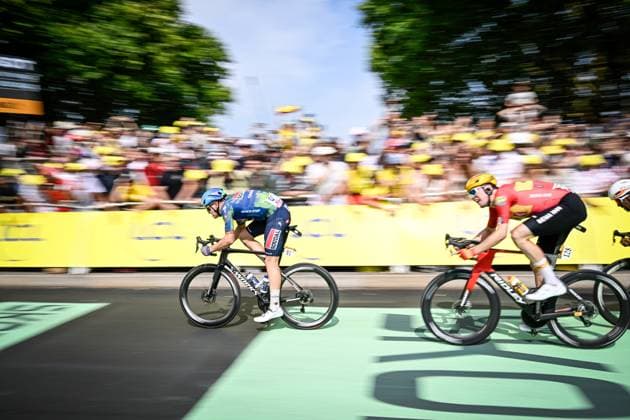 Belgian Tim Merlier of Soudal Quick-Step sprints to the finish of the stage 7 of the 2026 Tour de France cycling race, a stage of 175km from Hagetmau to Bordeaux, on Friday 10 July 2026. The 113th edition of the Tour de France starts on Saturday 4 July in Barcelona, Spain, and will finish in Paris, France on the 26th of July. JASPERxJACOBS  x180888108x
