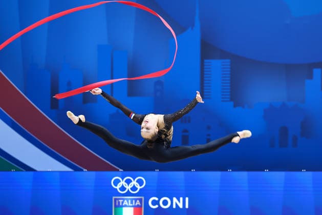 IPA86570479 - Mariia Borisova (RUS) during the Rhythmic gymnastics, Rhythmische Sportgymnastik, RSG World Cup Final at the Unipol Forum, Milan, Italy, on July 10, 2026, during the Rhythmic Gymnastics - FIG World Cup 2026, Gymnastics in Assago (MI), Italy, July 10, 2026  Copyright: xValerioxOrigo IPAxSportx xx 86570479