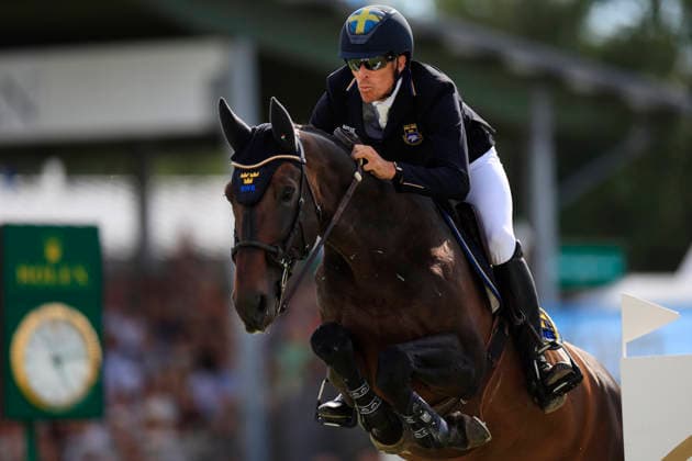 FALSTERBO, SWEDEN 20260710 Henrik Von Eckermann, Sweden, on the horse Minute Man in the second round of Friday s international show jumping, Agria Falsterbo Nations Cup, during the Falsterbo horse show. FALSTERBO SWEDEN x10600x *** FALSTERBO, SWEDEN, July 10, 2026 Henrik Von Eckermann of Sweden, riding Minute Man, in the second round of Friday’s international show jumping competition, the Agria Falsterbo Nations Cup, during the Falsterbo Horse Show FALSTERBO, SWEDEN x10600x  Copyright: xAndreasxHillergren TTx FALSTERBO HORSE SHOW 2026