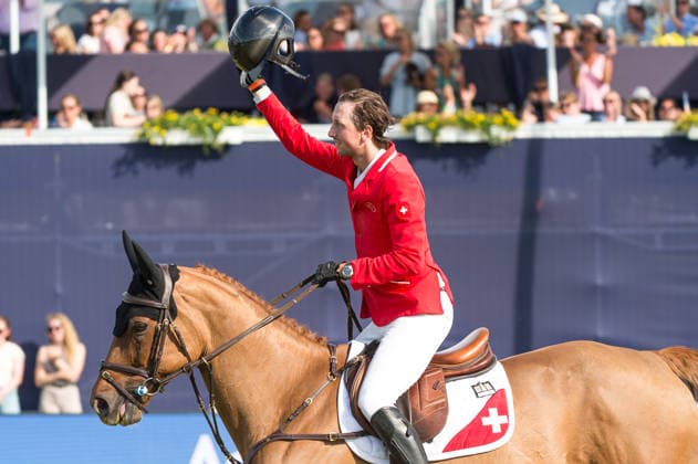 260710 Martin Fuchs of Switzerland with horse Lorde celebrates after Falsterbo Nations Cup during the Falsterbo Horse Show on July 10, 2026 in Falsterbo. Photo: Christian Örnberg BILDBYRAN COP 166 CO0709 ridsport equestrian falsterbo horse show ridsportlaget bbeng agria falsterbo nations cupjubel celebrates *** July 10, 2026: Martin Fuchs of Switzerland, riding Lorde, celebrates after the Falsterbo Nations Cup during the Falsterbo Horse Show on July 10, 2026 in Falsterbo. Photo by Christian Örnberg, BILDBYRAN COP 166 CO0709. equestrian sports, Falsterbo Horse Show, Ridsportlaget BBENG Agria, Falsterbo Nations Cup, jubilation, celebrates  Copyright: CHRISTIANxÖRNBERG BB260710CO205