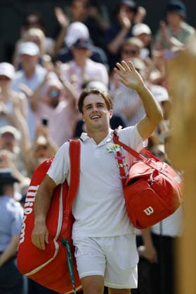 Tennis: Wimbledon championships Arthur Fery of Britain leaves the court after losing to Alexander Zverev of Germany in the men s singles semifinals at the Wimbledon tennis tournament in London on July 10, 2026.  A14AA0005622539P