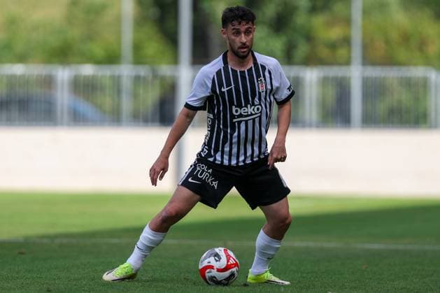 10 July 2026 – SOCCER – FRIENDLY GAME (MEN), Besiktas Istanbul (TUR) vs RTS Widzew Lodz (POL) KARTAL KAYRA YILMAZ (Besiktas) is in action Mattersburg Pappelstadion, Mattersburg, Austria Pappelstadion Austria