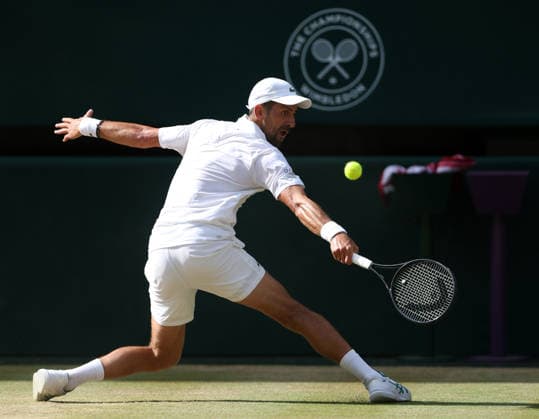 Novak Djokovic during his semi final match Wimbledon Tennis Championships, Day 12, The All England Lawn Tennis and Croquet Club, London, UK - 10 Jul 2026London The All England Lawn Tennis and United Kingdom  Copyright: xKieranxMcManus Shutterstockx 16981026cz