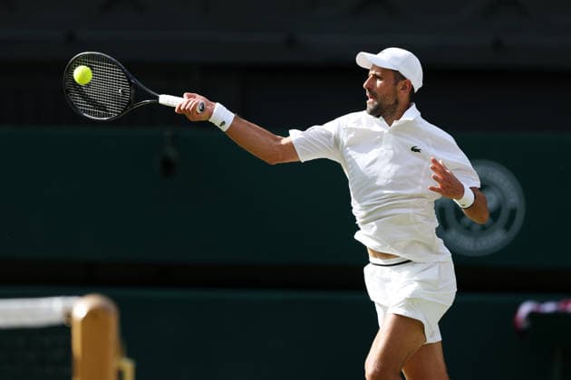 Novak Djokovic during his semi final match Wimbledon Tennis Championships, Day 12, The All England Lawn Tennis and Croquet Club, London, UK - 10 Jul 2026London The All England Lawn Tennis and United Kingdom  Copyright: xKieranxMcManus Shutterstockx 16981026dd