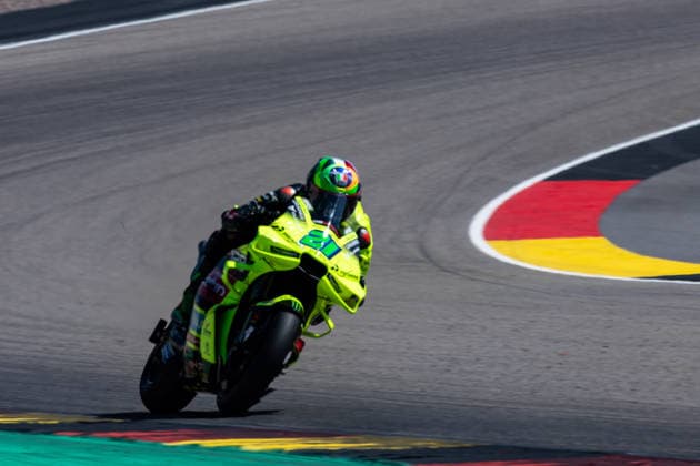 GER, Großer Preis von Deutschland, MotoGP. 11. Lauf, FIM Motorrad-Weltmeisterschaft. 10.07.2026, Sachsenring, Hohenstein-Ernstthal, GER, Großer Preis von Deutschland, MotoGP. 11. Lauf, FIM Motorrad-Weltmeisterschaft. 21, Franco Morbidelli, Pertamina Enduro VR46 Racing Team Â Foto: Alexander Trienitz Hohenstein-Ernstthal Sachsenring Sachsen Deutschland *** GER, German Grand Prix, MotoGP Round 11, FIM Motorcycle World Championship, July 10, 2026, Sachsenring, Hohenstein Ernstthal, GER, German Grand Prix, MotoGP Round 11, FIM Motorcycle World Championship 21, Franco Morbidelli, Pertamina Enduro VR46 Racing Team. Photo by Alexander Trienitz, Hohenstein Ernstthal, Sachsenring, Saxony, Germany